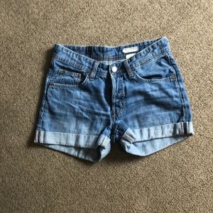 boyfriend jean shorts